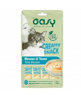 Alimento gatto Snack Oasy Creamy Tonno 4x15g