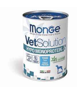 Alimento cane Monge Vet solution Hypo Monoprotein Tonno 400g