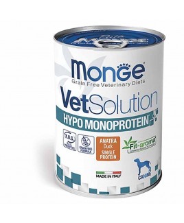 Alimento cane Monge Vet Solution Hypo Monoprotein Anatra 400g