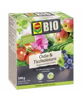 Fungicida Bio Compo contro Oidio e Ticchiolatura 250 g