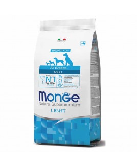 Alimento cane Monge All Breeds adult Light Salmone e Riso 12kg
