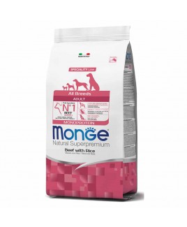 Alimento cane Monge All Breeds adult monoprotein Manzo con riso 12kg