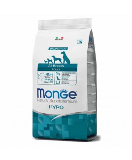 Alimento cane Monge All Breeds Hypo adult Salmone Tonno e Riso 12kg