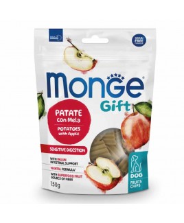 Alimento cane Monge Gift Fruits Chips Sensitive Digestion Patate con mela 150g