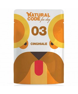 Alimento cane umido Natural Code 03 Cinghiale 100g
