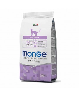 Alimento gatto Monge Natural Monoprotein sterilised Pollo 10kg