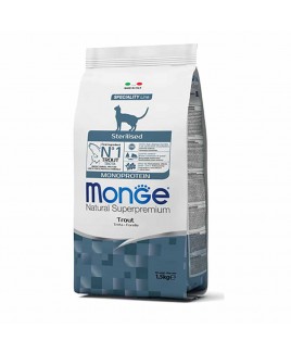 Alimento gatto Monge Natural Monoprotein sterilised Trota 10kg