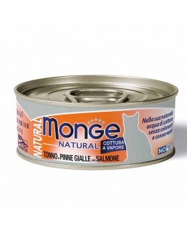 Alimento gatto Monge Natural tonno con salmone 80g