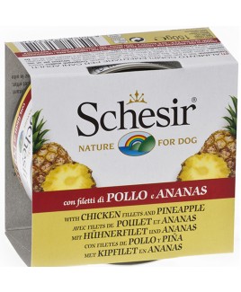 Alimento cane Schesir Dog Fruit pollo e ananas 150g