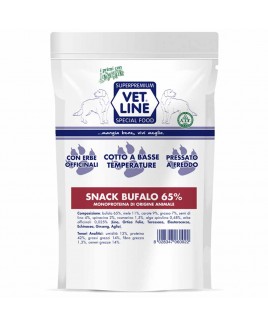 Alimento snack cane bufalo 80g Vet Line