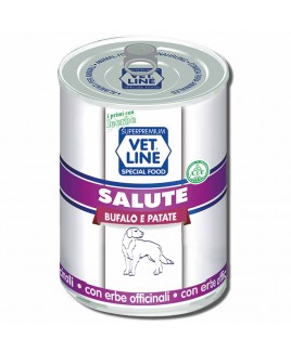 Alimento umido cane adulto Salute bufalo con patate 400g Vet Line