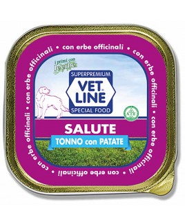 Alimento umido cane adulto salute tonno con patate 150g Vet Line