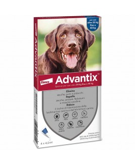 Antiparassitario Advantix per cani da 25 a 40kg 4 pipette