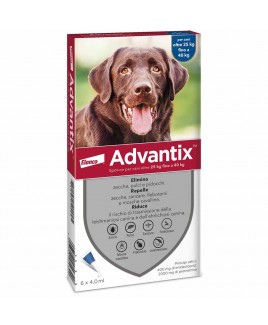 Antiparassitario Advantix per cani da 25 a 40kg 6 pipette