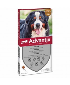 Antiparassitario Advantix per cani da 40 a 60kg 4 pipette