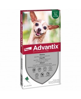 Antiparassitario Advantix per cani fino a 4 kg 6 pipette