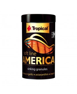 Mangime granulato Tropical Soft America M per pesci 100ml