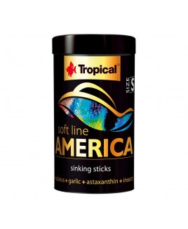 Mangime in sticks Tropical Soft America S per pesci 100ml
