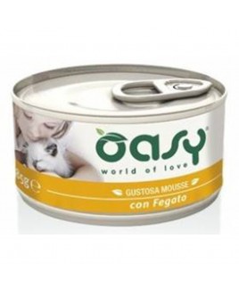 Oasy Wet Cat MOUSSE con FEGATO Lattina 85gr