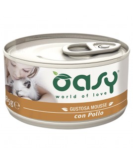Oasy Wet Cat MOUSSE con POLLO Lattina 85gr