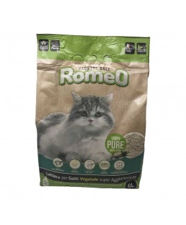 Romeo Vegetal-ball lettiera per gatti biodegradable 6lt