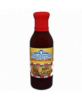 Salsa hot and spicy bbq sauce Sucklebusters 354g