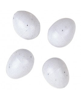 Uova finte in plastica per nidi uccelli FPI 4310 (x4)