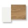 Tavolo allungabile Timber Alluminio Bianco e teak 200/280x100cm Talenti TMT200B